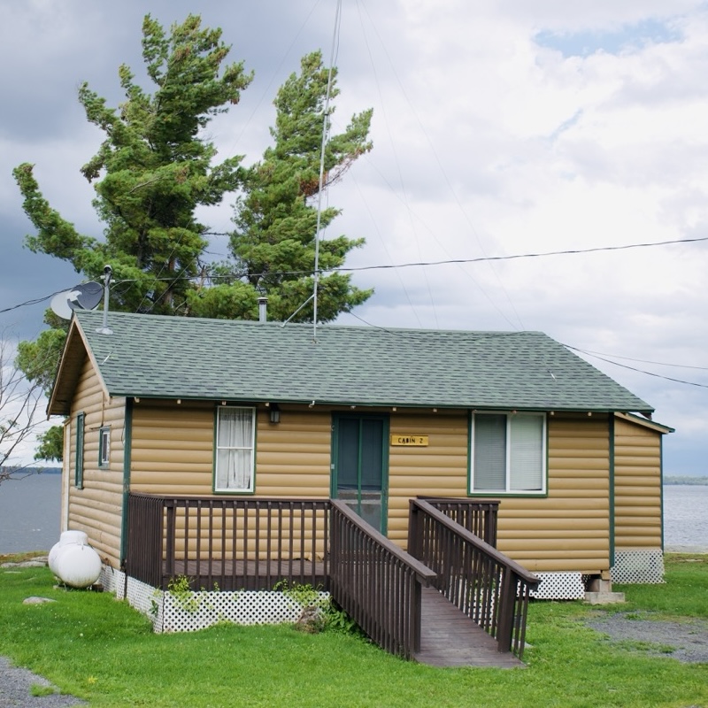 Cabins on Lake Kabetogama in Voyageurs National Park